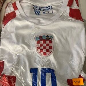 Croatia Soccer Jersey - Red and White